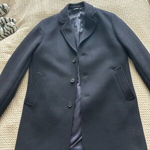 Mango men’s recycled wool jacket coat
